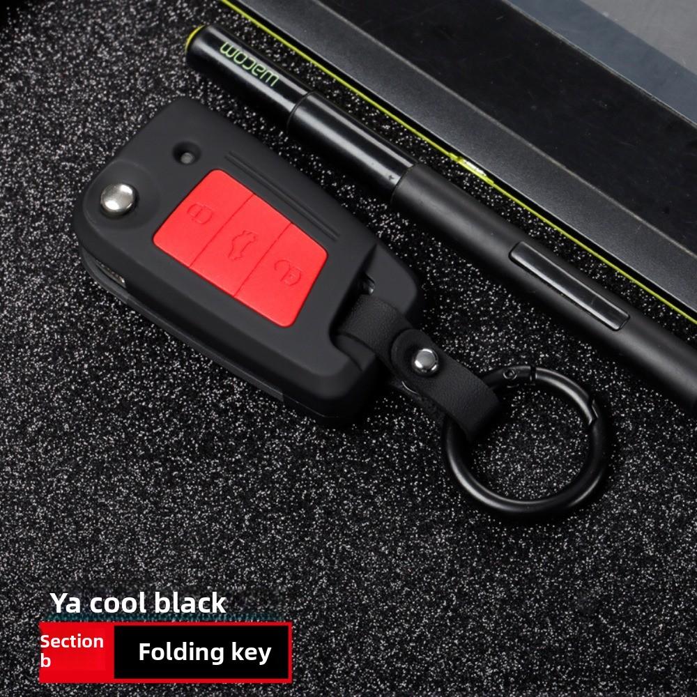 For VW Key Case for Magotan Passat Tiguan L Touareg Golf T-Roc Sagitar Car Keys Holder