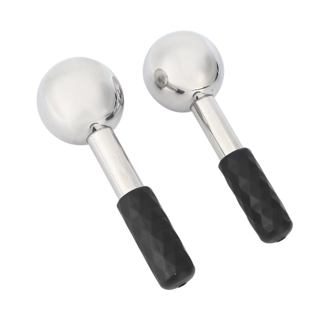 Facial Ice Globe Stainless Steel Face Cooling Roller Massager for Puffiness Wrinkles