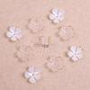 Korean Gold-Edged Five-Petal Flower Beads for DIY Bracelets, Necklaces, and Phone Chains