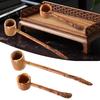 Bamboo Water Spoon Long Handle Tea Measuring Scoop Creative Kitchen Utensil Wooden Tea Ladle for Tea Ceremony Serving