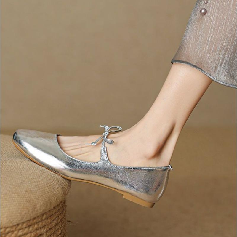 Women Mary Janes Shoes for Casual Low Heels Driving Shoes Classic Ballet Flats Shoes Spring 2025 Office Lady Footwear Topsiders
