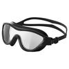 Große Schwimmbrille mit abgerundeten Ecken, flache leichte Schwimmbrille