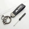 [Keychain One] Keychain for Jimny Jimny Sierra Jimny JB64 Carbon Keyed Key Chain Key Holder Case (Color: Black)