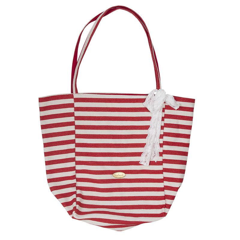 Korean-Style Canvas Shoulder Bag for Women - 2025 Summer Collection, Versatile & Spacious Tote