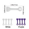 4 Pieces Hanging Kitchenware Flushing Fixing Clip Anti-Slip Wine Glass Clip  Under Cabinet