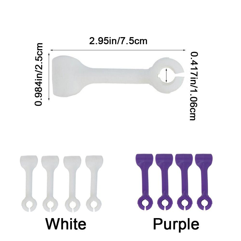 4 Pieces Hanging Kitchenware Flushing Fixing Clip Anti-Slip Wine Glass Clip  Under Cabinet