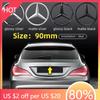 Autoaufkleber 3D ABS Silber/Schwarz 9cm 90mm Auto Heck Kofferraum Emblem Abzeichen Aufkleber Decals Für Mercedes Benz W117 W177 W176 X253 W