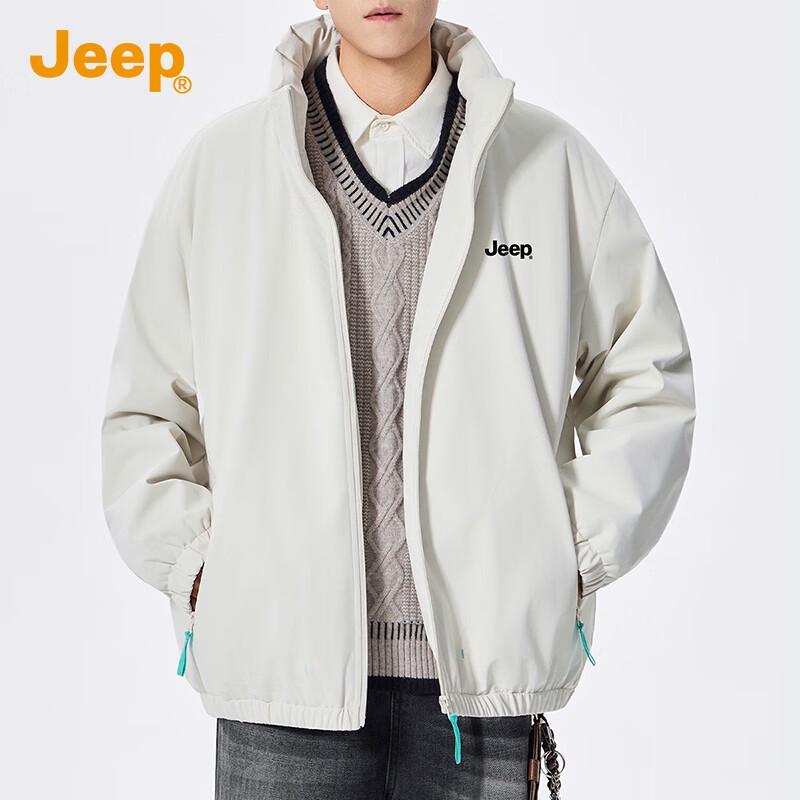 JEEP Men s 2025 Autumn/Winter Padded Windproof Baseball Jacket 2XL