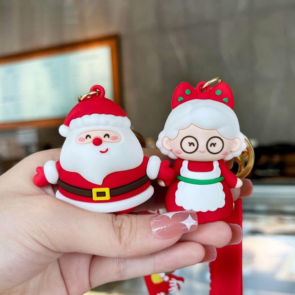Tree Pendant Mobile Phone Hanging Ornament Christmas Keychain Car Key Ring Key Chain Bag Charm