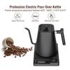 1200W Gooseneck Kettle Intelligent Constant Temperature Electric Pour-Over Kettle Professional Hand Brewed Coffee Pot