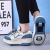Inline Skate Shoes Neutral Roller Sneaker Girls' Sports 2 Wheels Roller Shoes 2025 New Children's Ice Skating Shoes with Wheels