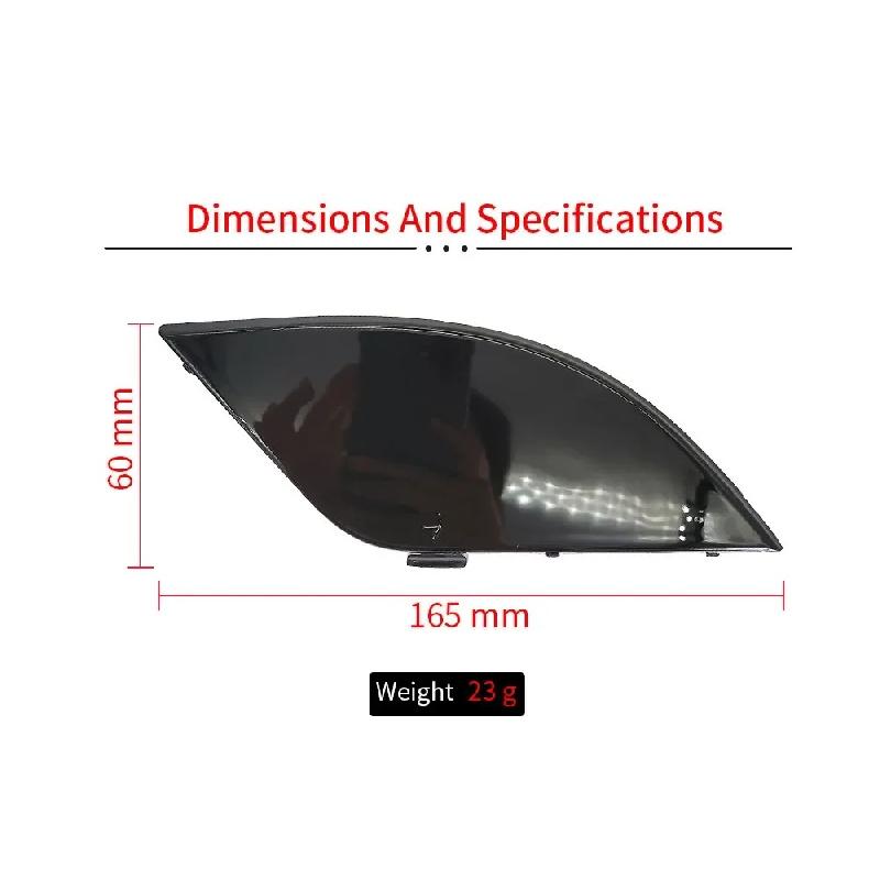 Mercedes W204 Araba Arka Tampon Çekme Kancası Kapağı Kapağı Siyah Benz C Sınıfı 2007-2010 C180 C200 C230 C260 C300 2048850823