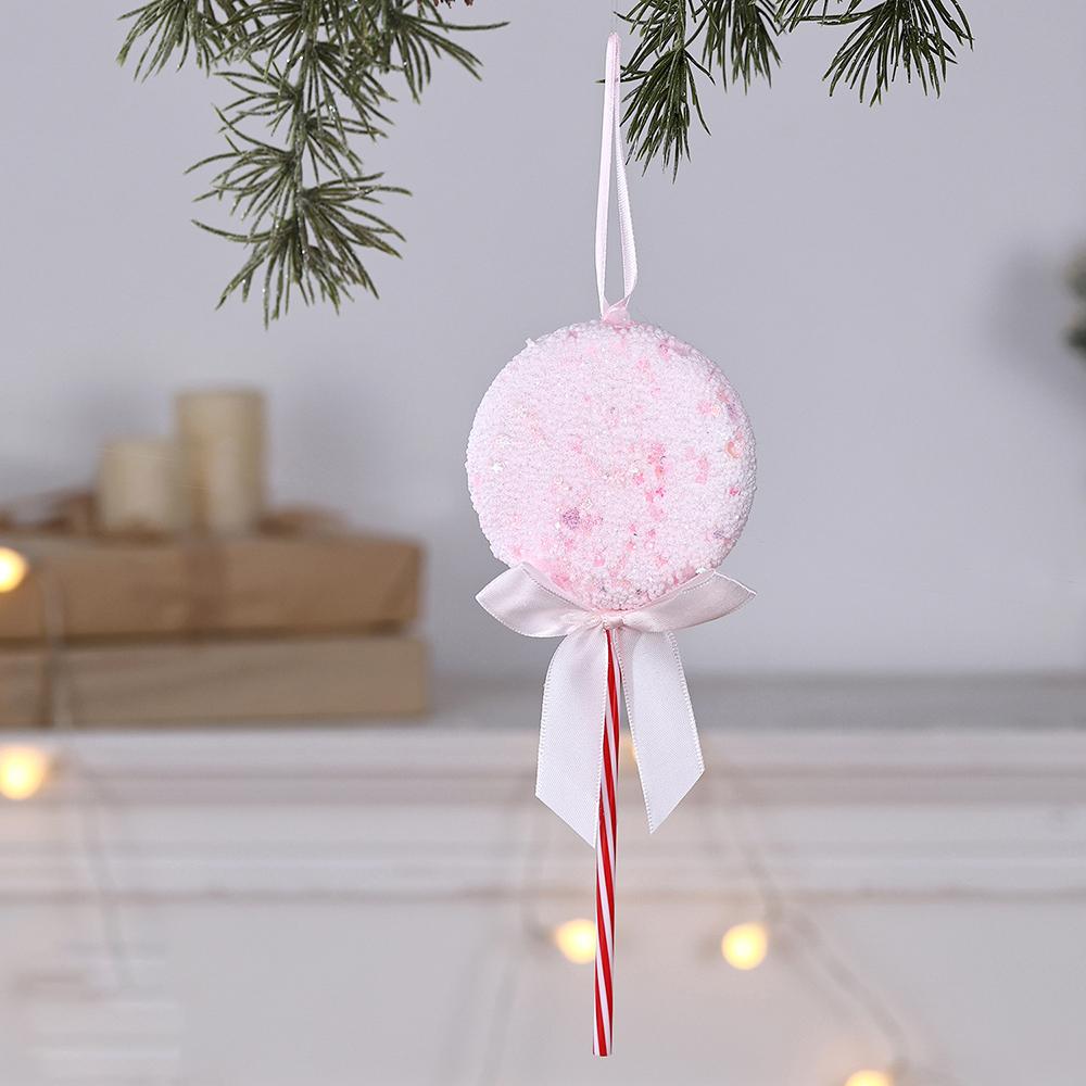 Macaron Ice Cream Cake Donut Pendant Christmas Tree Hanging Decoration Kids New Year Gifts Home Party Supplies