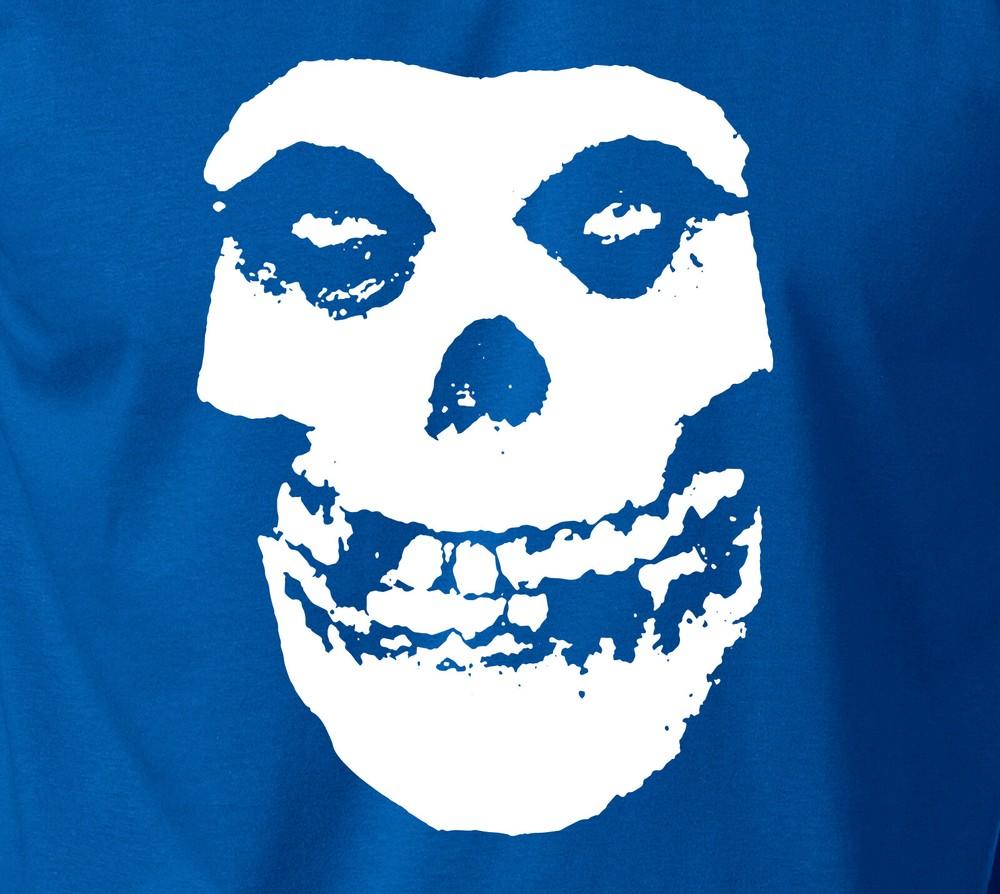 MISFITS Skull Logo  Skull Horror Punk Rock Band on S-6XL Cotton Tee Unisex T-Shirt XXXXL