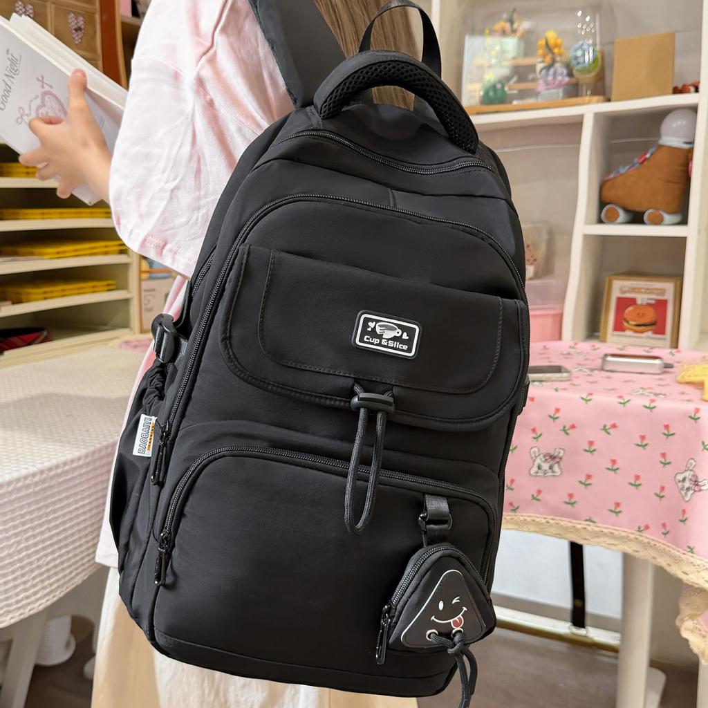 Schoolbag couple schoolbag junior high school girls primary school students 1011 new high school college students pain bag backpack children backpack