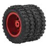 2pcs 52mm Aluminum Alloy Rr Tire Replacement Parts Fit for WPL D12 1/10 RC Truck (009)
