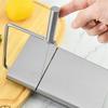 Stainless Steel Cheese Slicer Adjustable with Clear Measurement Scale Rustproof Cutter for Home Kitchen Cooking Use
