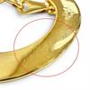 Excellent CELINE Circle Logo Design Chain Necklace Pendant Accessory gold Used