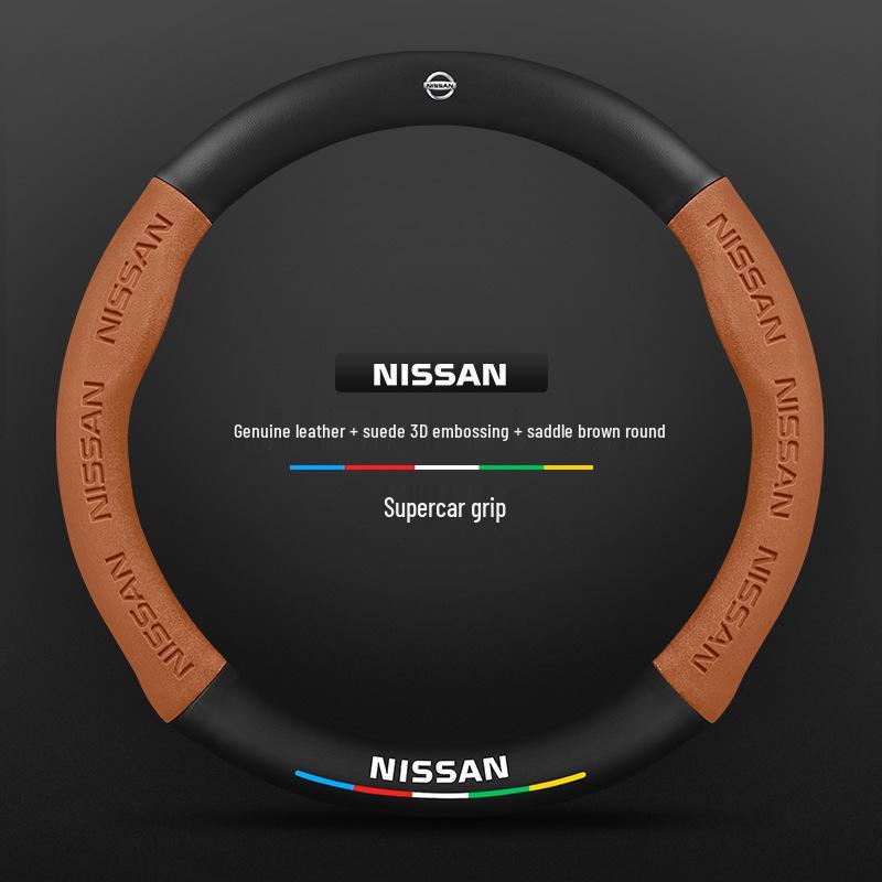 Nissan Lenkradbezug für Sylphy, Teana, Qashqai, Tiida, X-Trail, Sunny, Kicks, Murano und Bluebird
