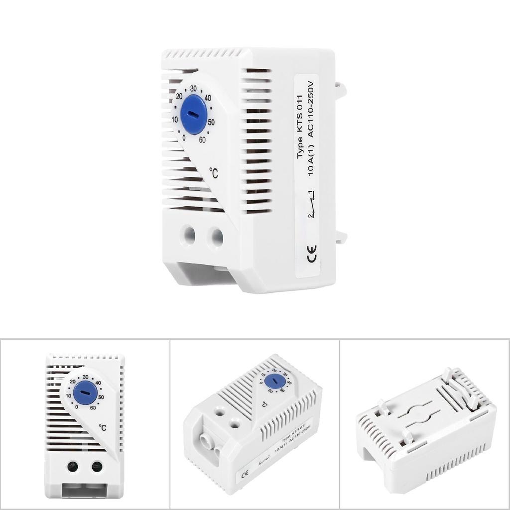 1Pc 0 60 Celsius Adjustable Compact Electric Mechanical Thermostat Temperature Controller Switch New