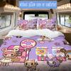 Tokidoki Pattern Bedding,Quilt Set Quilt Cover Pillowcase Home Birthday Gift (1*duvet cover+2*pillowcase,without core)FSJT261012009