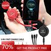 XR Car New Honda 2024 Car Mounted Telescopic Three In One Mobile Phone Charger For Honda Civic Mugen Accord Odyssey JAZZ CRV F