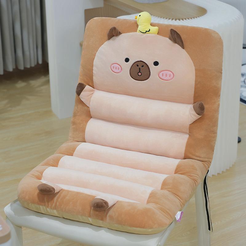 Осень и зима Капибара Подушка для стула Капибара Ленивая цельная диванная подушка Цельная подушка Офисная подушка total length 80 45 7cm 08kg 3519₽