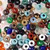 10pcs 10x5mm Natural Stone Beads Abacus Big Hole Loose Spacer Beads For DIY Jewelry Making Crafts Bracelets Necklace Accessories