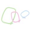 5 Size Plastic Diy Embroidery Hoops Square Shape Cross Stitch Hoops Frame Ring