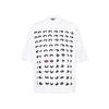 Cross-border trendy brand HOUSE & ERRORS Eye of Truth Letter Pattern Printed Short Sleeve T-Shirt Men's and Women's High Street Half Sleeve
