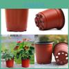 10/50/100pcs Plastic Seedling Holder Flowerpots With Balanced Drainage Features**