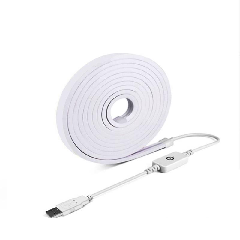 USB Silicone Neon Touch Dimmable Light Strip for Mirror or Ambient Lighting