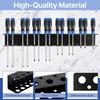 Tool Storage Rack Wall Mounted Screwdriver Holder Metal 2 Pack