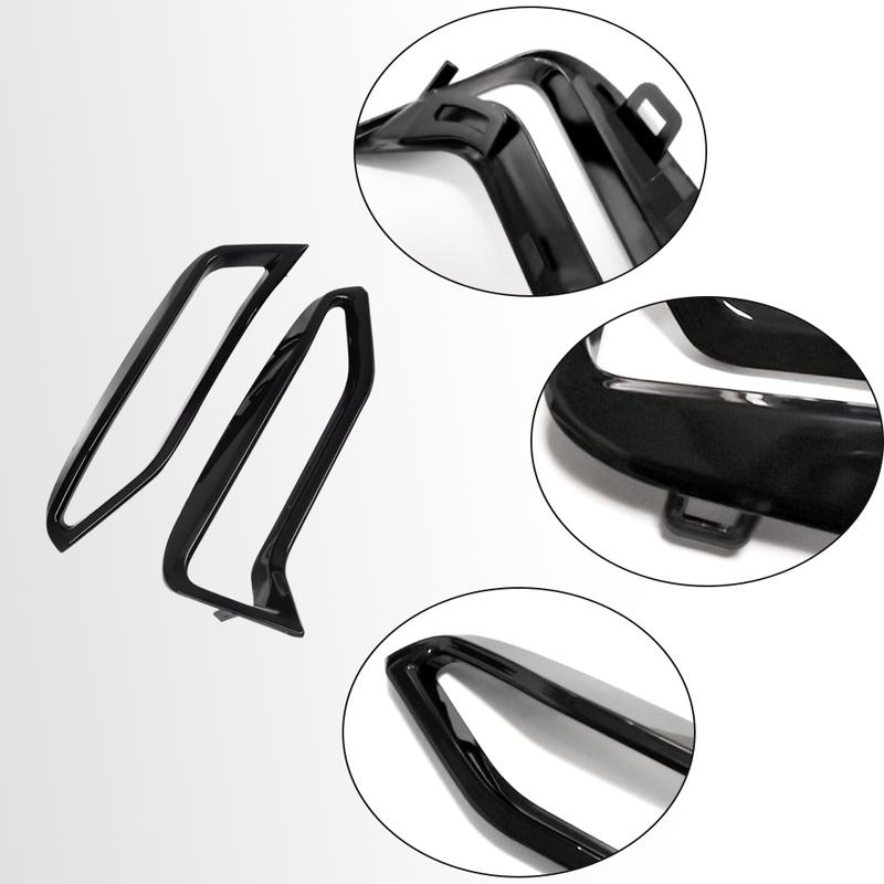 2pcs Car Front Bumper Fog Lamp Grill Trim for BMW 3 series G20 G21 M340i M340iX 2018 51118093301