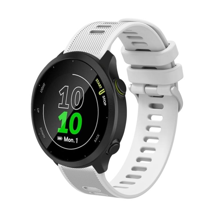 

For Garmin Venu 2 Plus 20mm Silicone Twill Watch Band For Garmin Venu 2 Plus белый