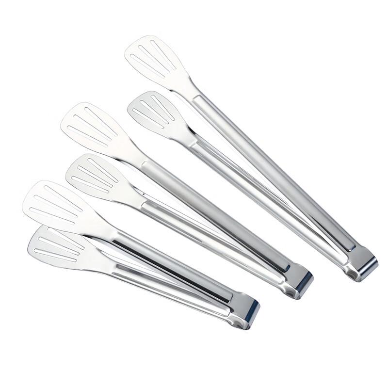 Stainless Steel Food Tongs Set for BBQ & Buffet