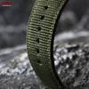 19mm Nylon Watch Strap for Casio FT-500WC Black Green Brown Bracelet Canvas Leather Breathable Sports Wrist Band for Men Women