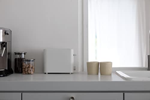 PLUS MINUS ZERO Toaster 1-Slice White XKT-V030(W)
