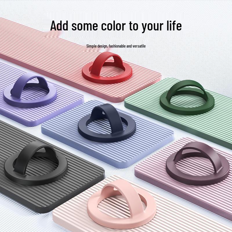 Apple iPhone 15 3D Silicone Magnetic Ring Stand & Finger Grip Cover