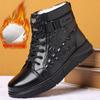 Winter Men's Boots Outdoor  Leather Footwear Casual Anti-skid Snow Boot Fashion Comfortable Men's Shoes