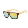 Classic Bamboo Wood Climbing Sunglasses Brand Design Men Women Coating Mirror Glasses Retro Glasses Shades Gafas De Sol UV400