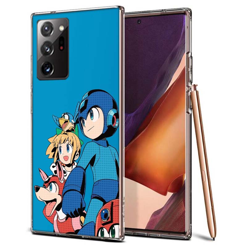 Game M-Megaman R-Rockman Phone Case for Samsung A55 A35 A25 A15 A07 A05S A16 A17 A26 A36 A37 A56 A57 Galaxy Note 20 10 A50S A71