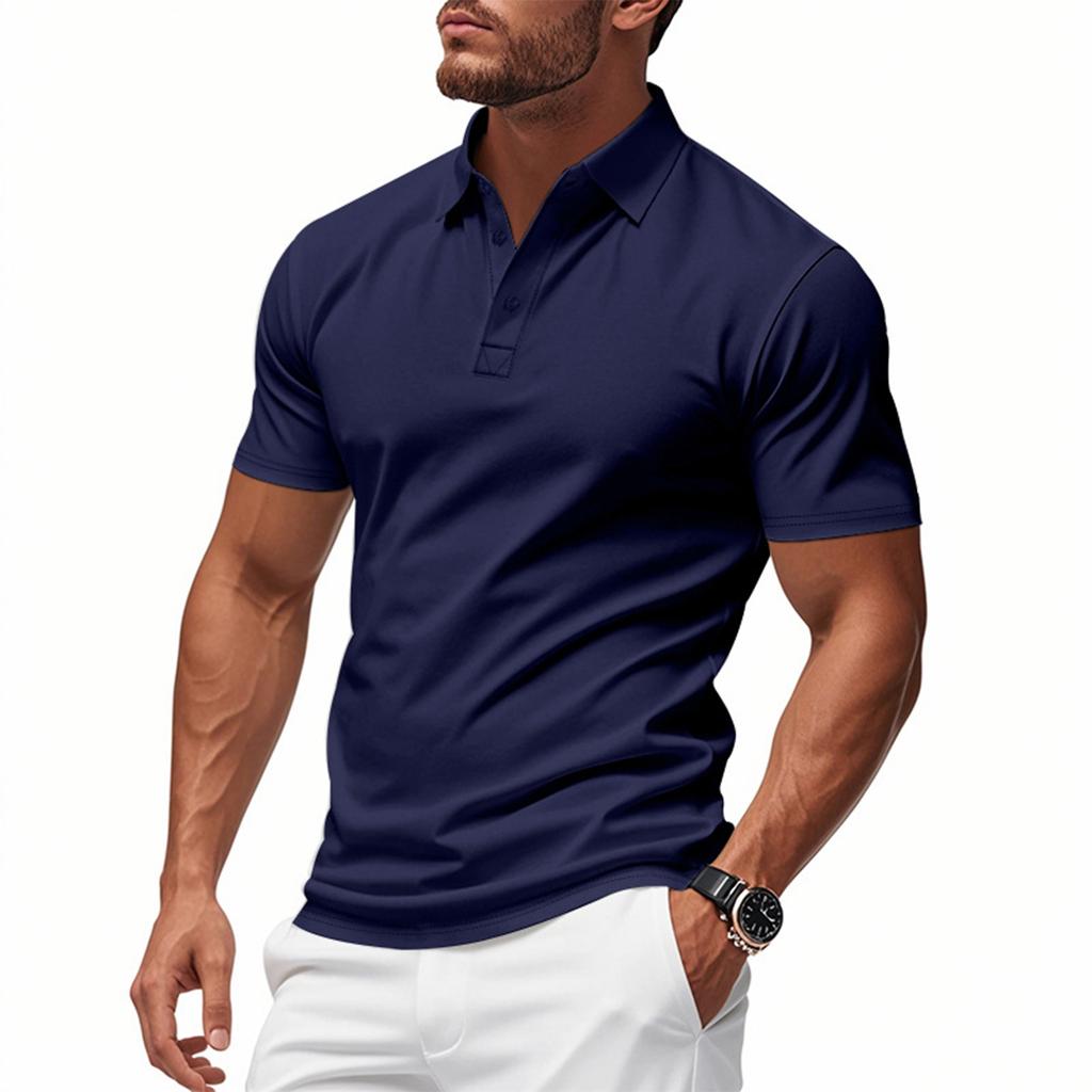 Herren Polohemden Kurzarm Klassische Passform Polohemden für Männer Erwachsene Bequeme Herren Polos Golfbekleidung für Männer
