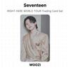 Seventeen RIGHT HERE WORLD TOUR Trading Card Set Official Photocard