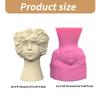 Silicone Flower Vase Molds Concrete Molds Artistic Human Figure Shape Silicone Planter Molds Succulent Planter Molds