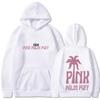 2025 Trending Men's & Women's Coconut Tree Pink Hoodie