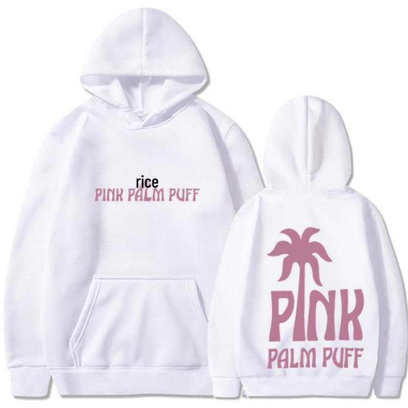2025 Trending Men's & Women's Coconut Tree Pink Hoodie