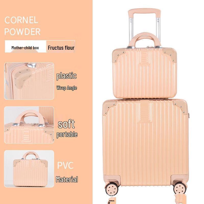 OEING Vintage Parent-Child Carry-On Suitcase Set