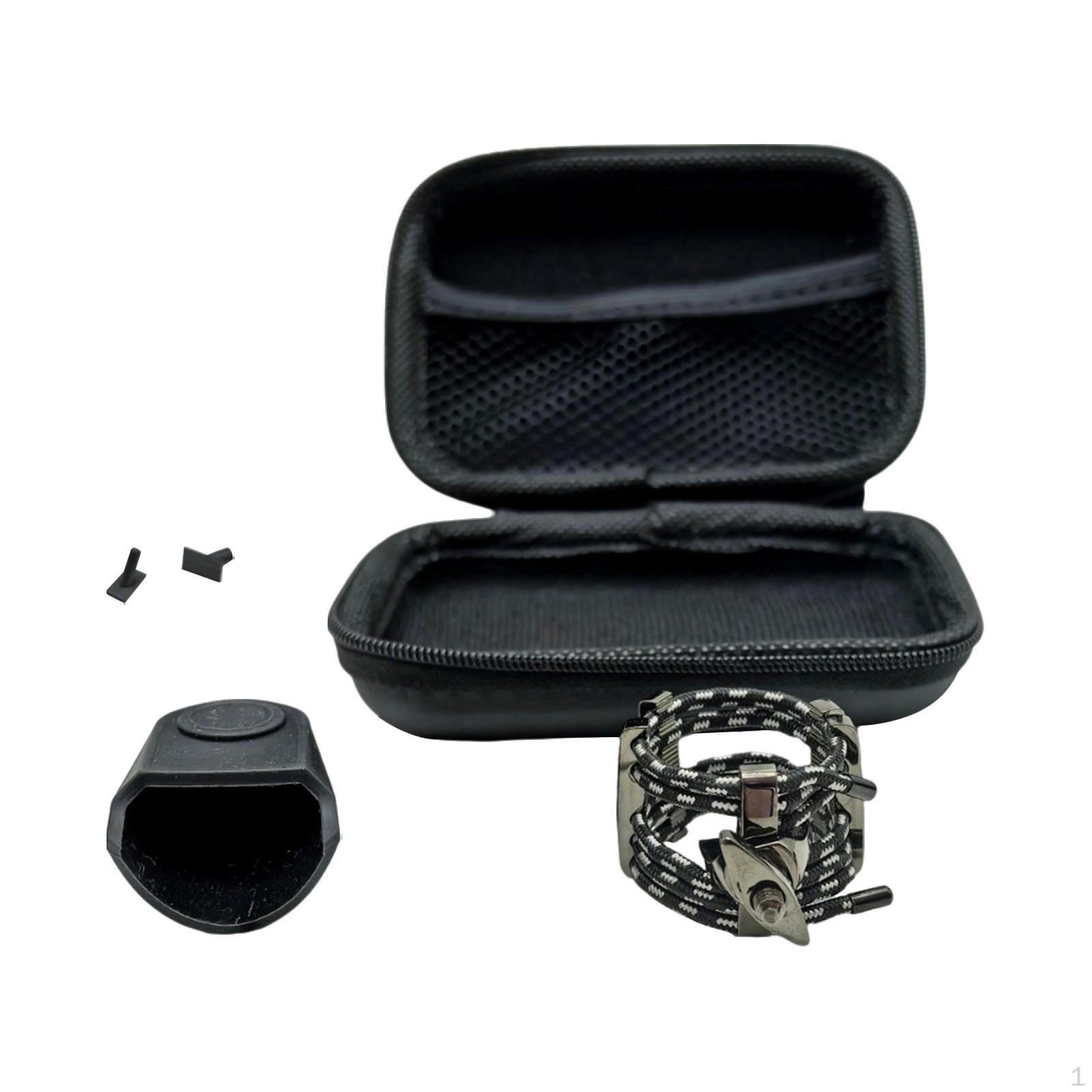 

Compact Saxophone Ligature, Metal Mouthpiece Clamp Accessory D Black Clarinet