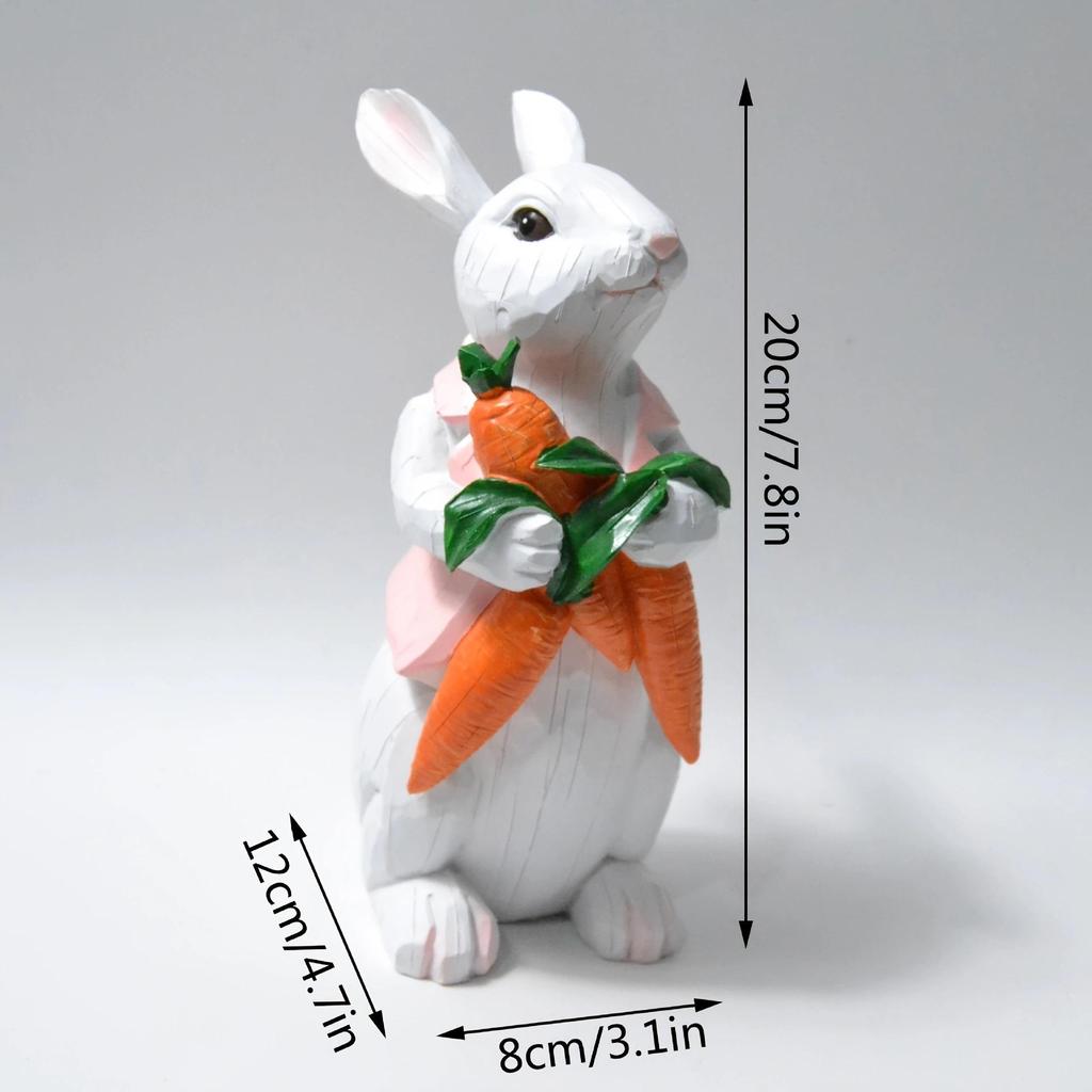 Easter Bunny Eggs Resin Tree Ornaments for Home & Garden Decor